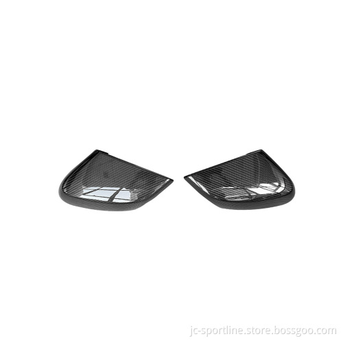 Stick-on Dry Carbon Fiber Mirror Covers for Chevrolet Corvette C8 2020-2021